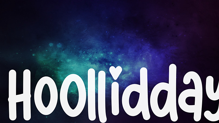 Hoollidday Font