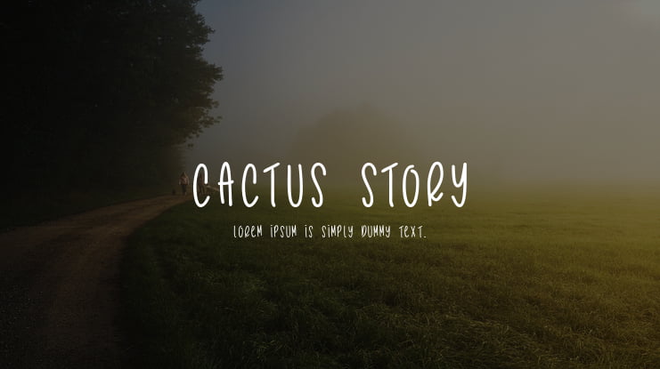 Cactus Story Font