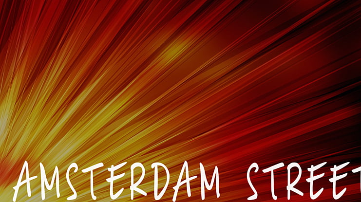 Amsterdam Street Font