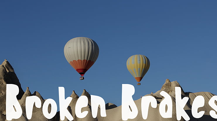 Broken Brakes Font