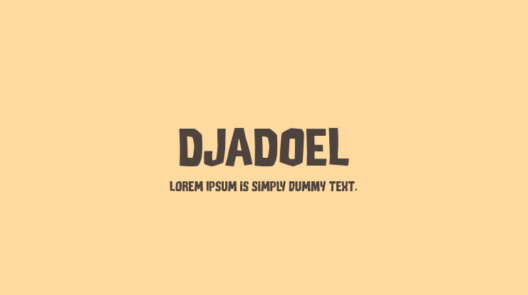 DJADOEL Font