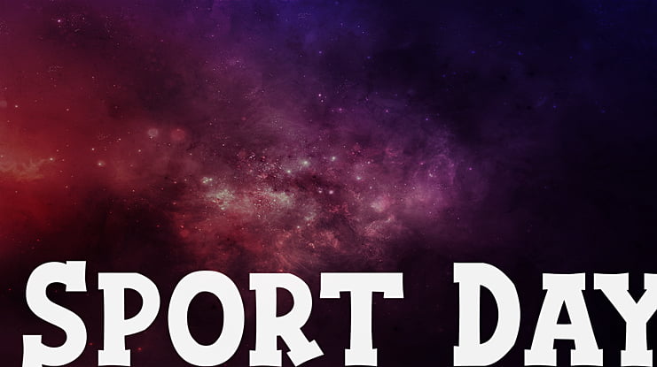 Sport Day Font