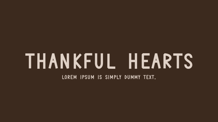 Thankful Hearts Font