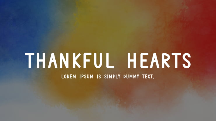 Thankful Hearts Font