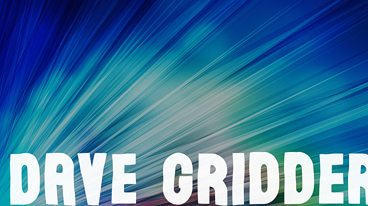Dave Gridder Font