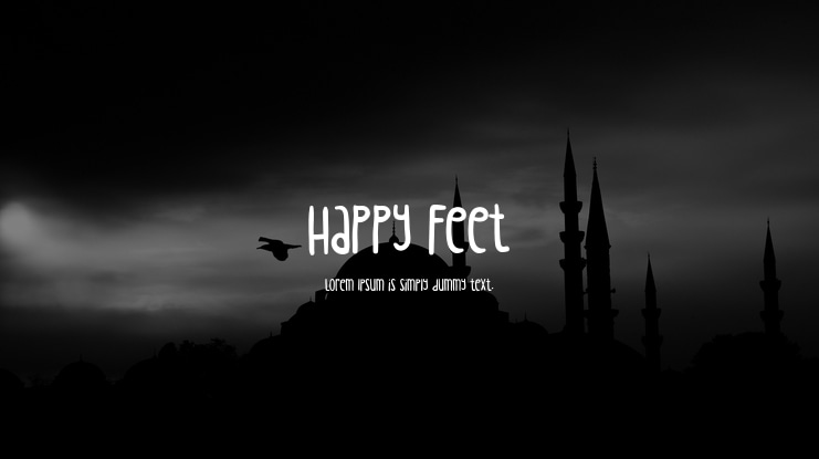 Happy Feet Font