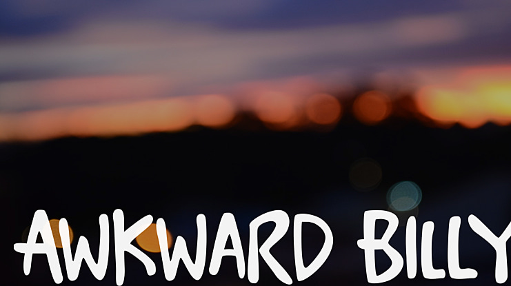 Awkward Billy Font