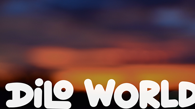Dilo World Font