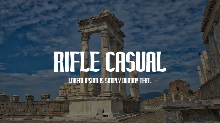 Rifle Casual Font