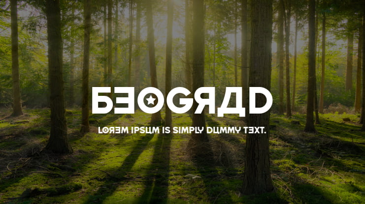 Beograd Font