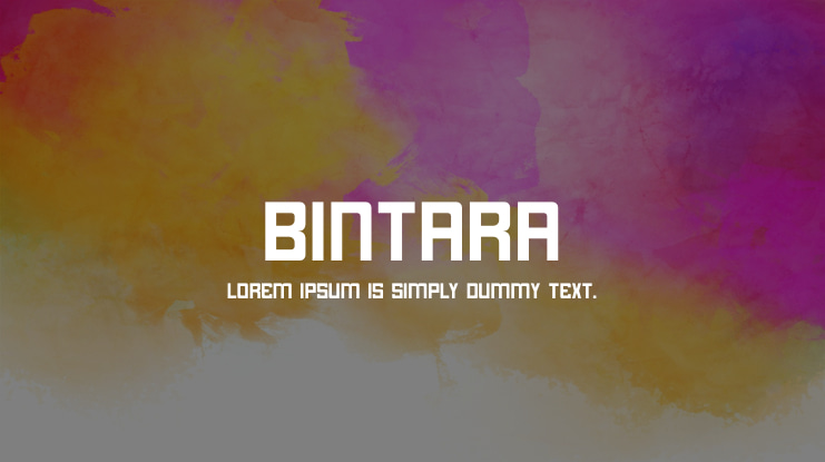 Bintara Font