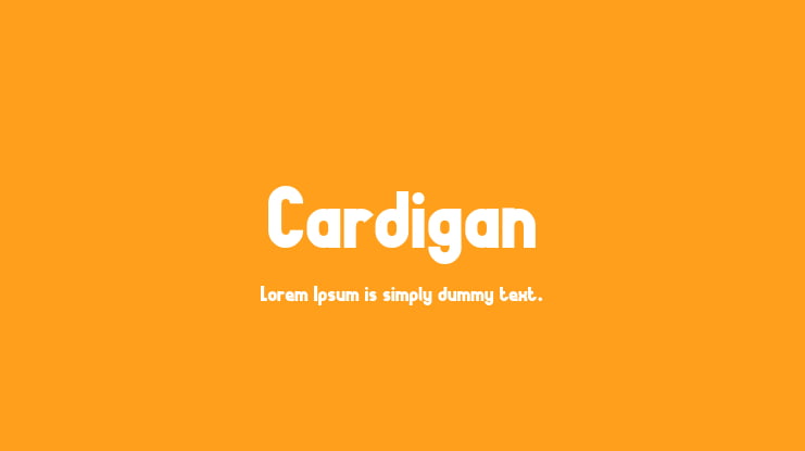 Cardigan Font