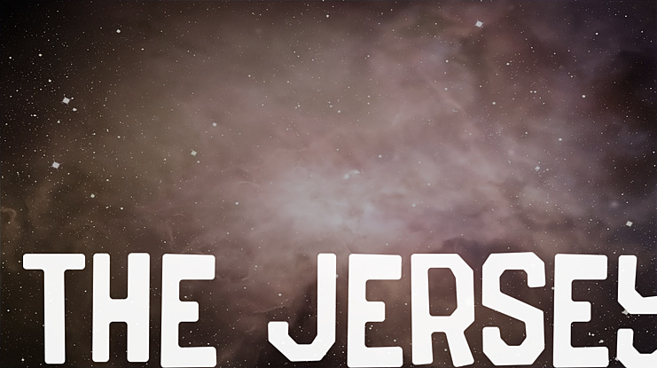 The Jersey Font