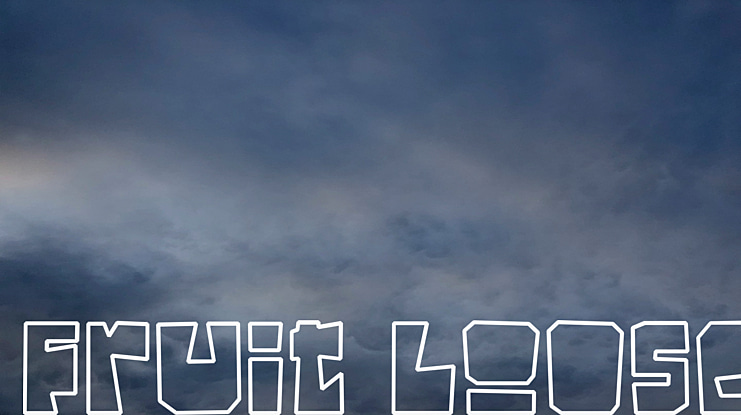Fruit Loose Font