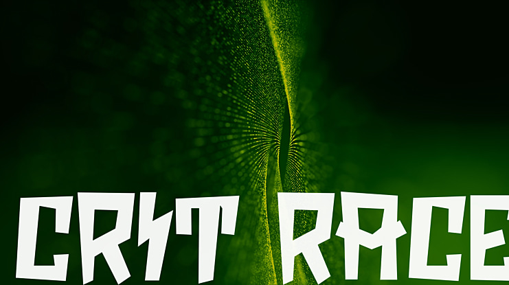 CRIT RACE Font