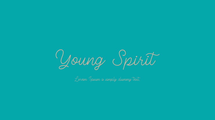 Young Spirit Font