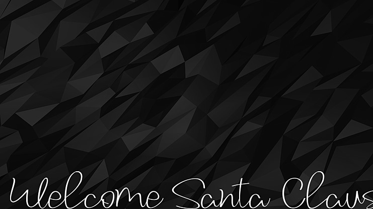 Welcome Santa Claus Font