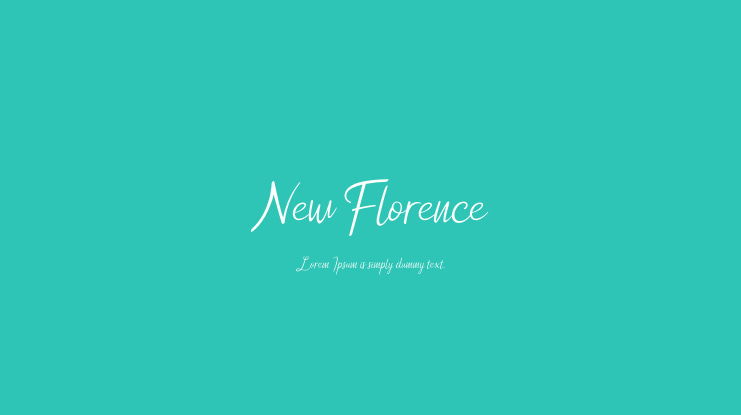New Florence Font