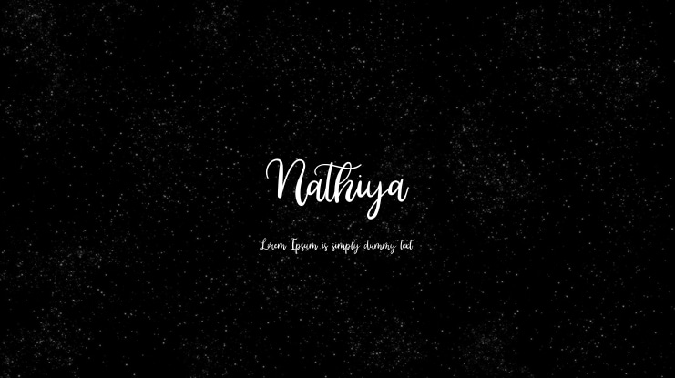 Nathiya Font