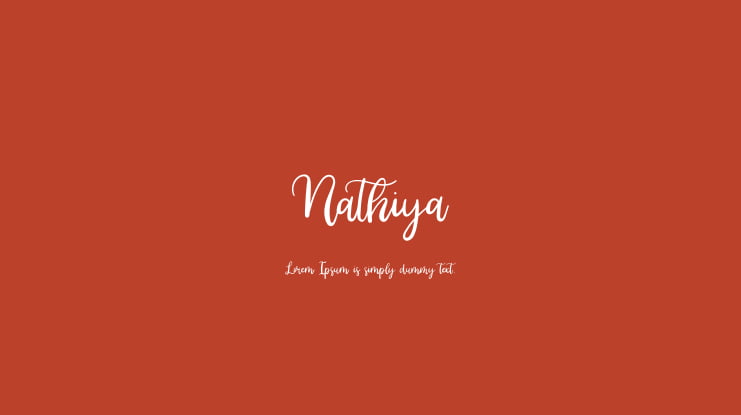 Nathiya Font
