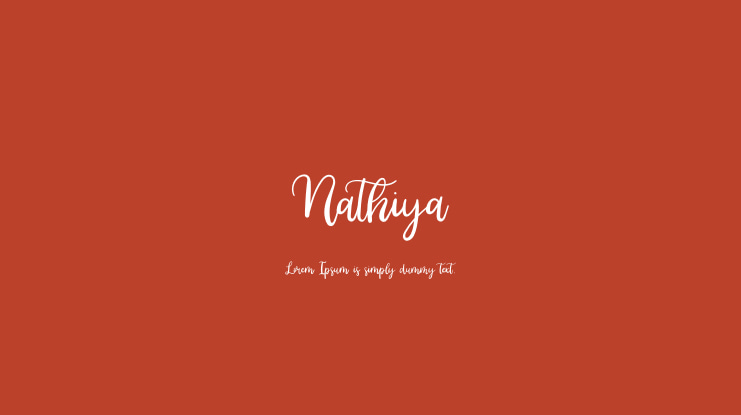 Nathiya Font