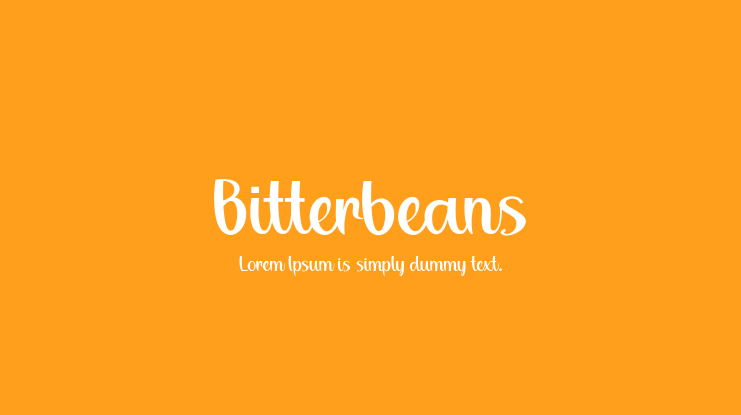 Bitterbeans Font