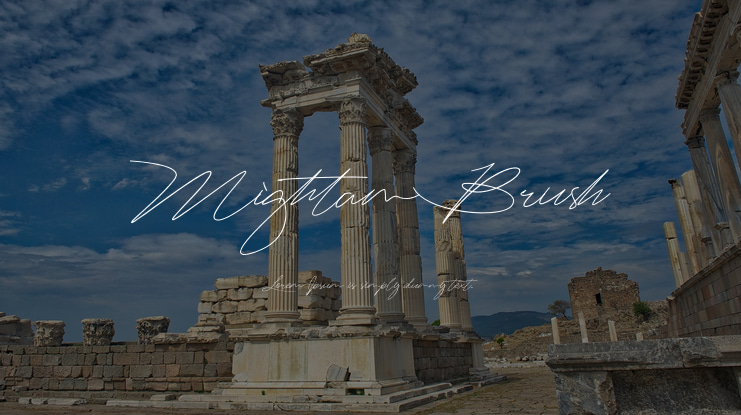 Mightam Brush Font Family