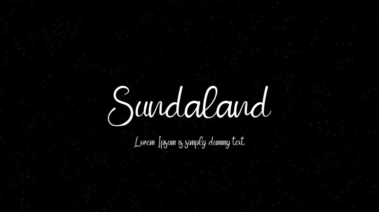 Sundaland Font