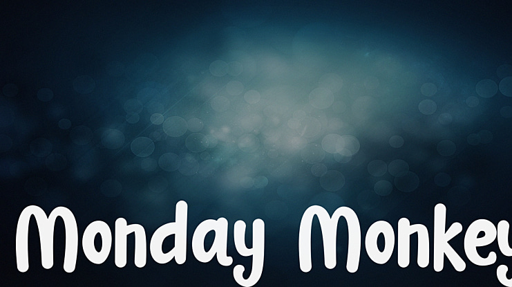 Monday Monkey Font