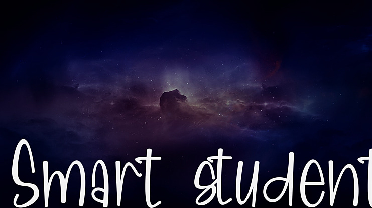 Smart student Font
