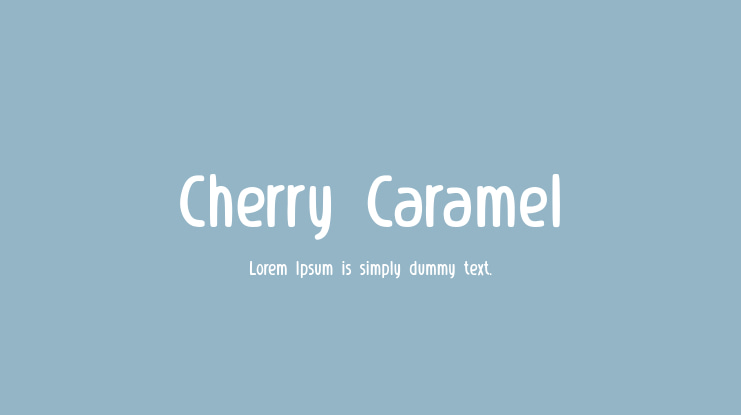 Cherry Caramel Font