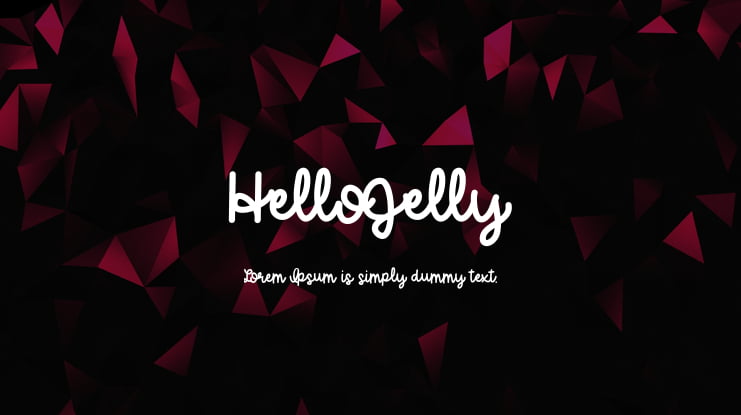 HelloJelly Font