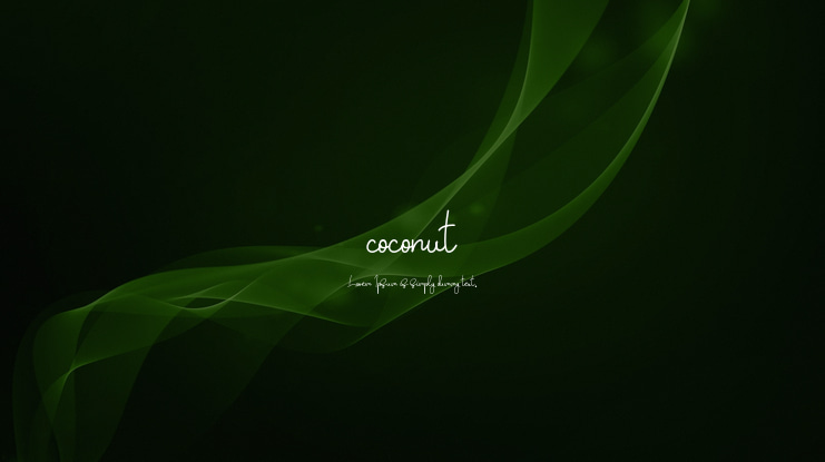 coconut Font