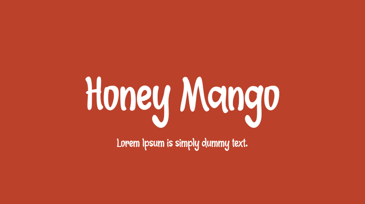 Honey Mango Font
