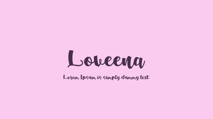 Loveena Font