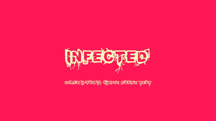 Infected Font