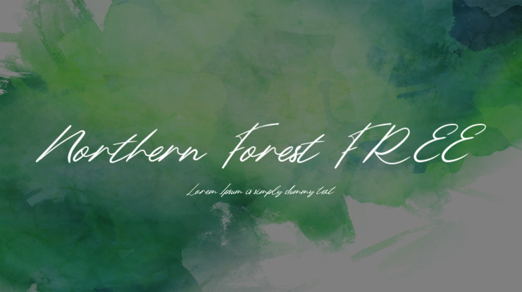 Northern Forest FREE Font
