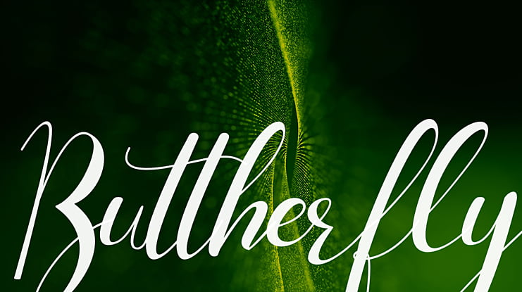 Buttherfly Font