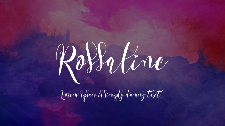Rossaline Font