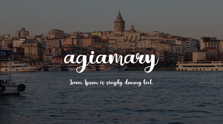 agiamary Font