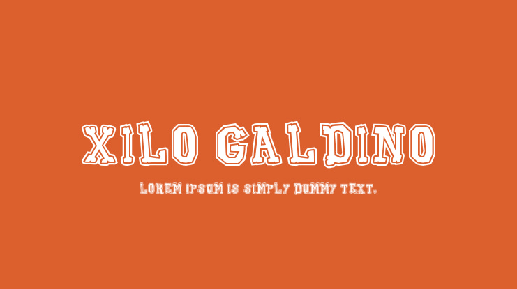 Xilo Galdino Font Family