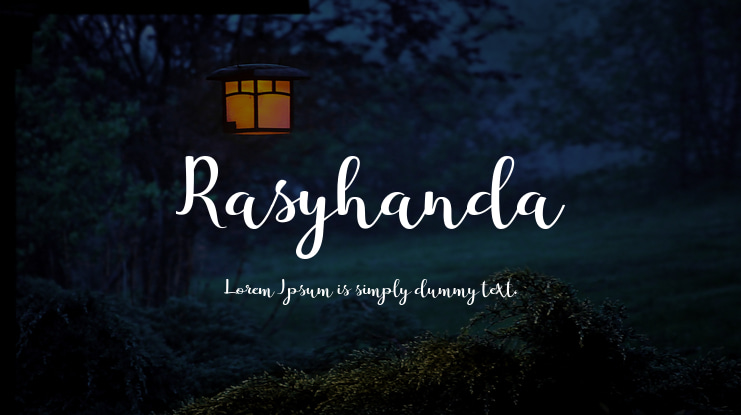 Rasyhanda Font