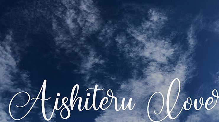 Aishiteru Lover Font