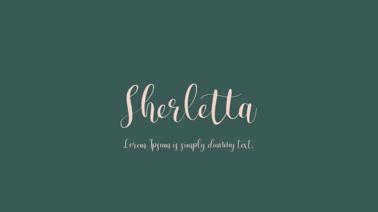 Sherletta Font