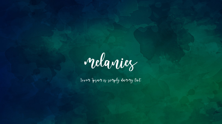 melanies Font