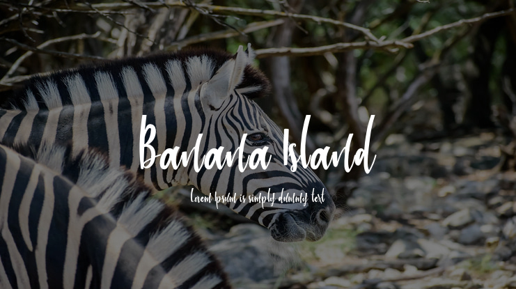 Banana Island Font