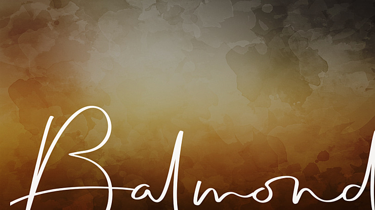 Balmond Font Family