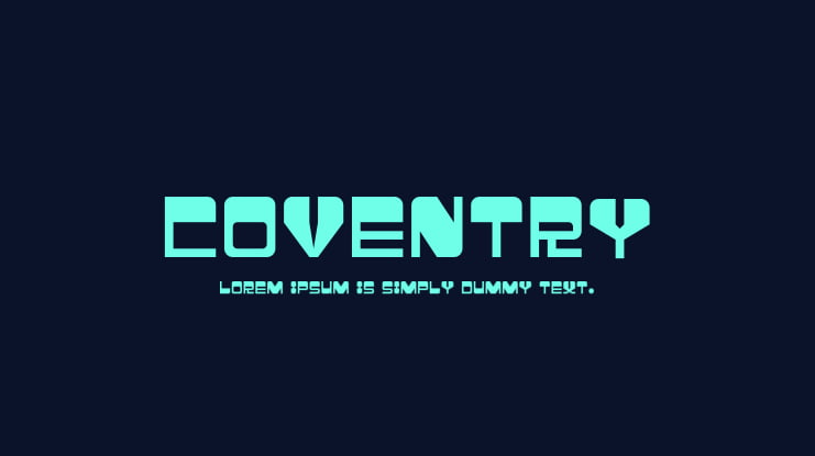 coventry Font