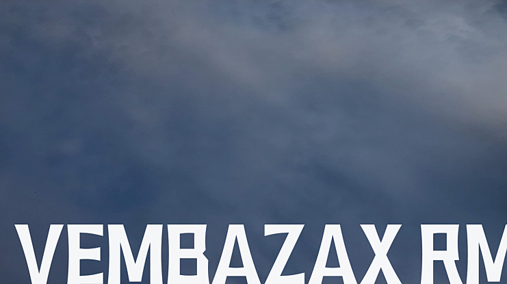 VEMBAZAX RM Font Family