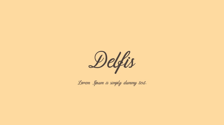 Delfis Font